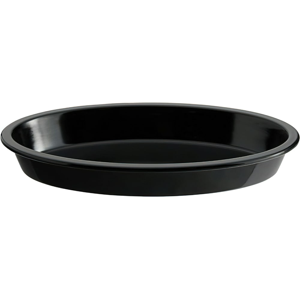 284-ML182BK 1 1/2 qt Oval Casserole Dish - Melamine, Black