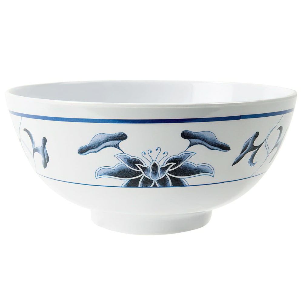 284-M708B 8" Round Rice Bowl w/ 1 4/5 qt Capacity, Melamine, White
