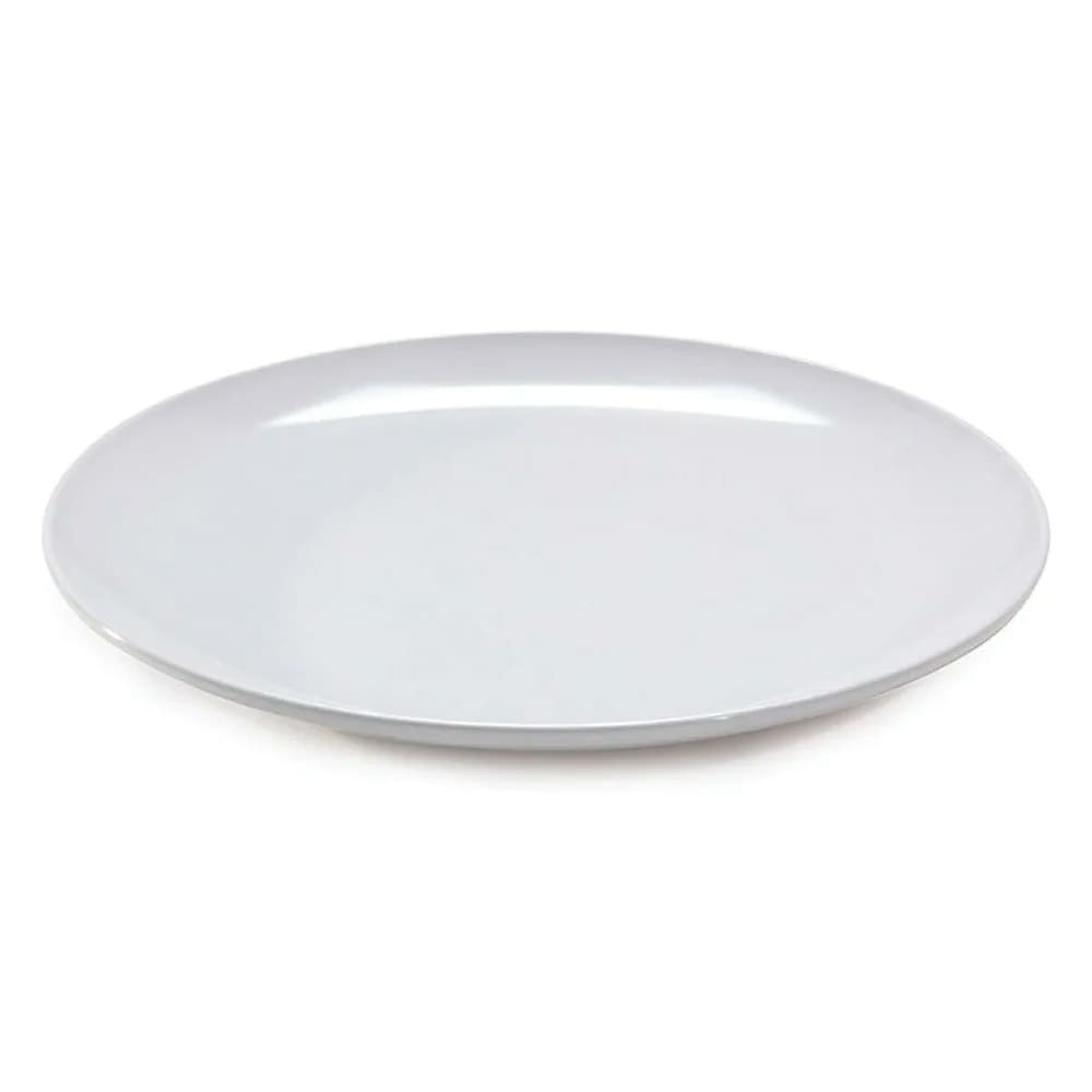 284-ML240W 18" Round Siciliano Plate - Melamine, White