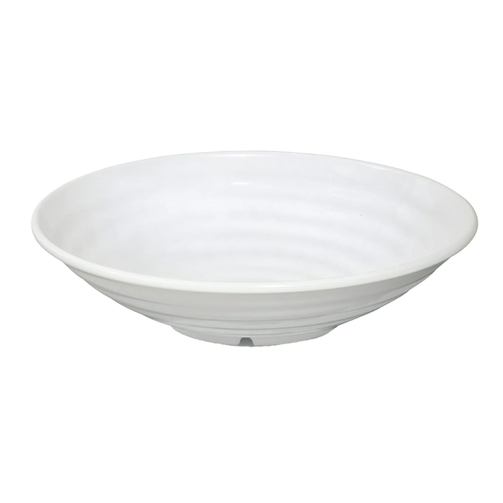 284-ML77W 24 oz Round Melamine Salad Bowl, White