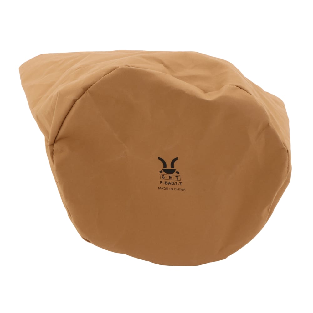 284-PBAG7T 7 3/4" Reusable Paper Bag/Bread Basket, Tan