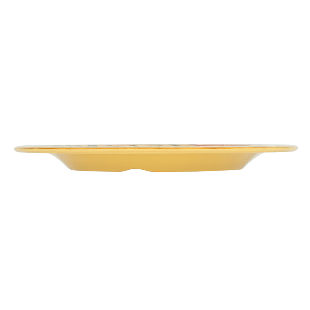 284-WP6VN 6 1/2" Round Melamine Dessert Plate, Yellow
