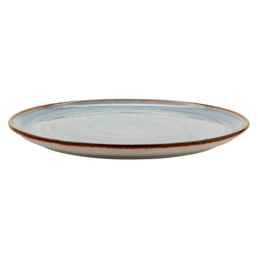 284-PA1604712324 9" Round Artisan Plate - Porcelain, Blue