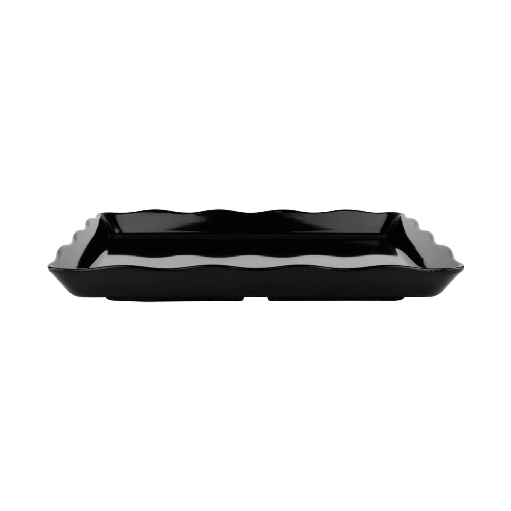 284-ML155BK Rectangular Display Tray, 14" x 11 1/2", Melamine, Black