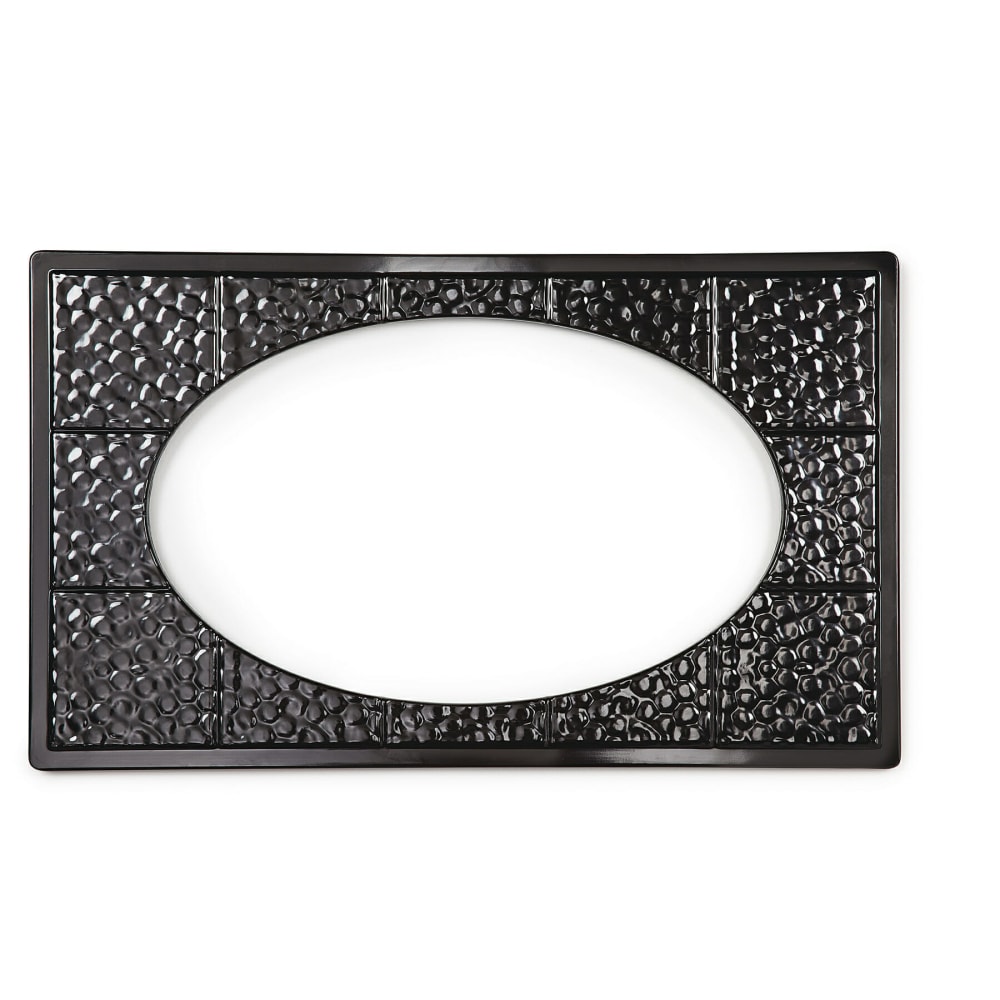 284-ML192BK Full Size Tile w/ (1) Cut-Outs for ML-183/ML-184, Melamine, Black