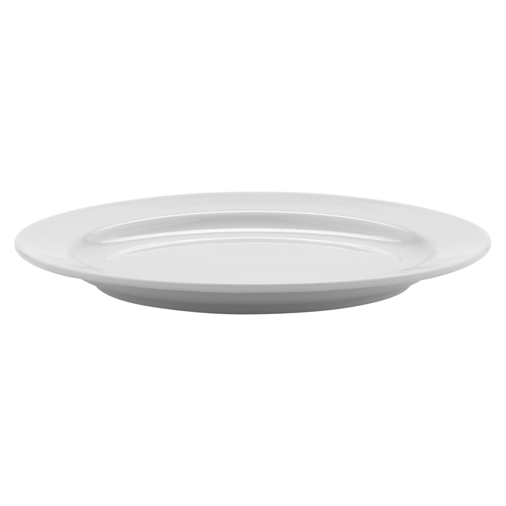 284-PA1101907612 10" x 7 1/2" Oval Actualite - Porcelain, Bright White
