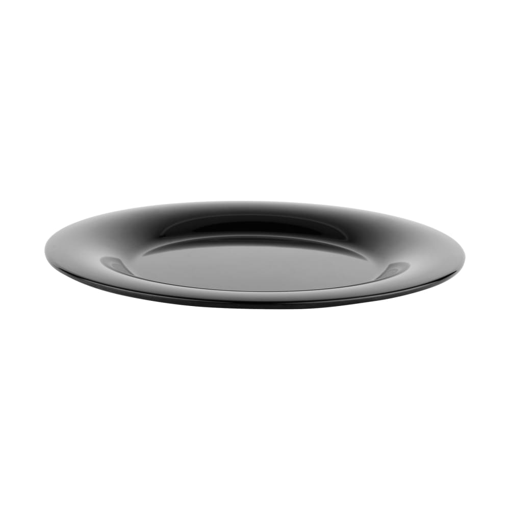 284-WP10BK 10 1/2" Round Melamine Dinner Plate, Black