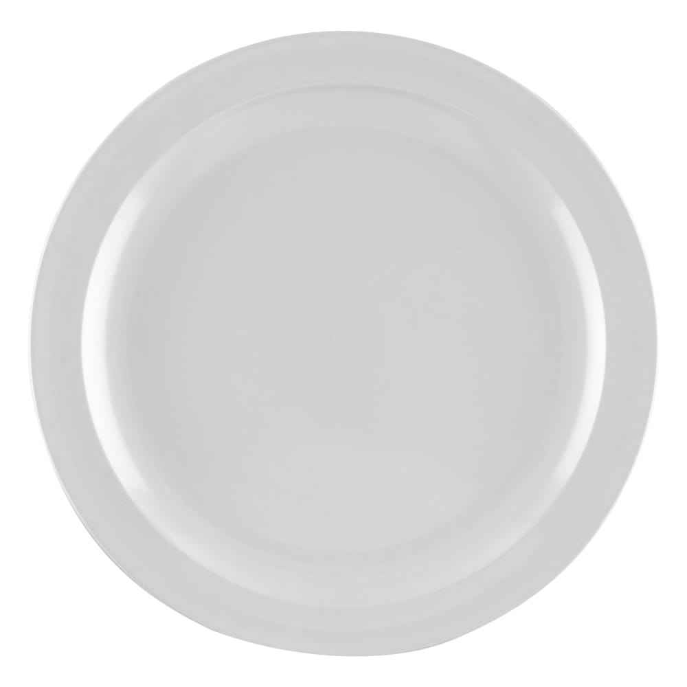 284-DP510W 10 1/4" Round Melamine Dinner Plate, White