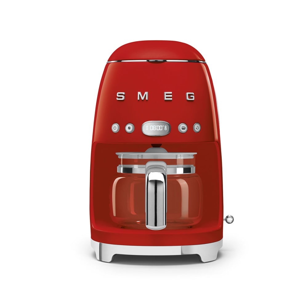 519-DCF02RDUS 10 Cup Drip Coffee Maker w/ Glass Carafe - Glossy Red