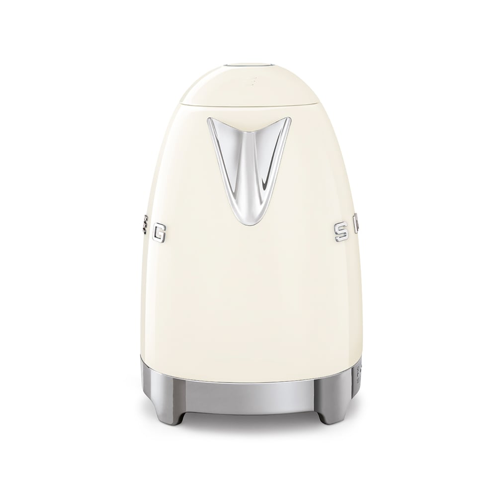 SMEG KLF04CRUS 57 oz Variable Temperature Electric Kettle Glossy Cream, 120v