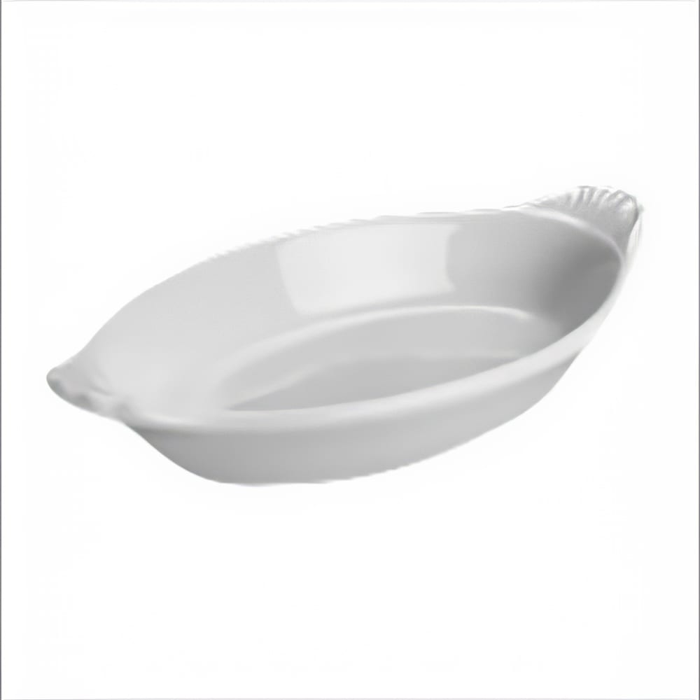 706-HL5200ABWA 6 oz Oval Rarebit/Au Gratin Dish - China, Bright White