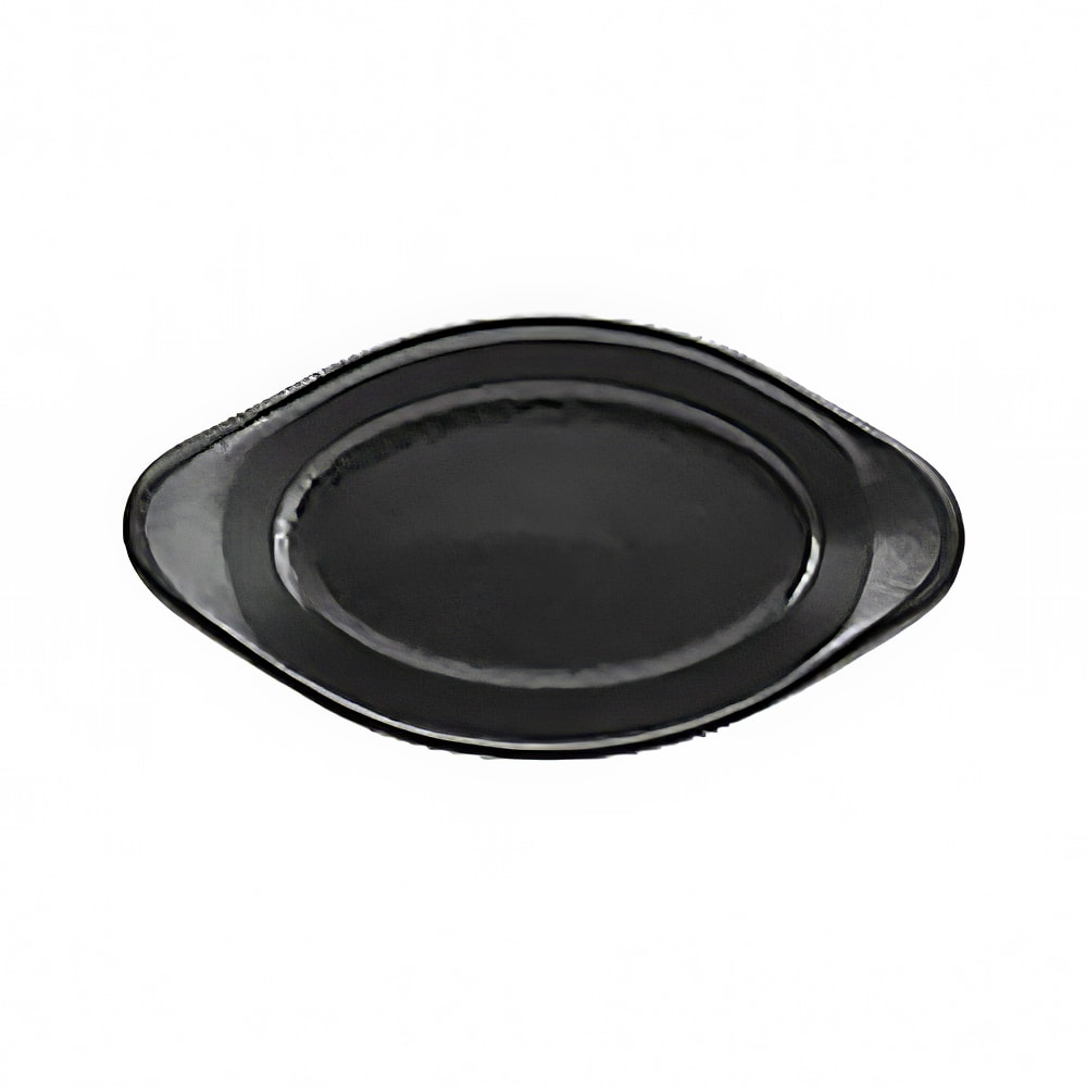 706-HL5210AFCA 10 oz Foundry Oval Rarebit/Au Gratin Dish - China, Black