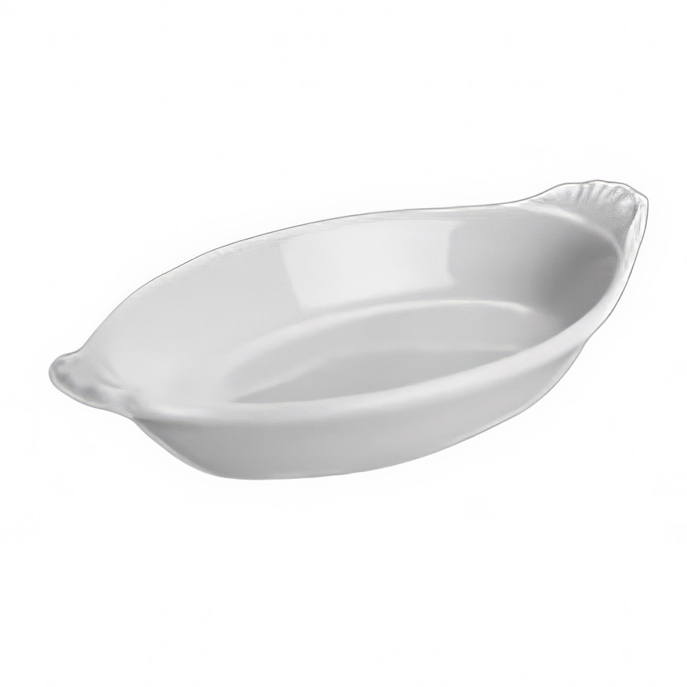 706-HL526122AWHA 6 oz Oval Rarebit/Au Gratin Dish - China, White