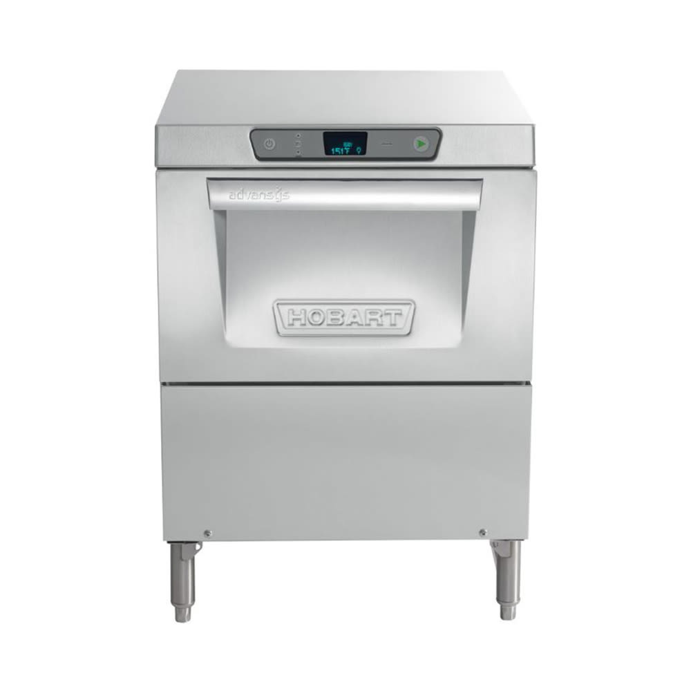 617-LXGER2 High Temp Rack Undercounter Glass Washer w/ (30) Racks/hr Capacity, 120/208-240v/1ph
