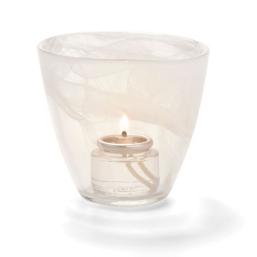 461-6806W Wysp Votive, 3 1/2" x 3 3/4", Glass, White