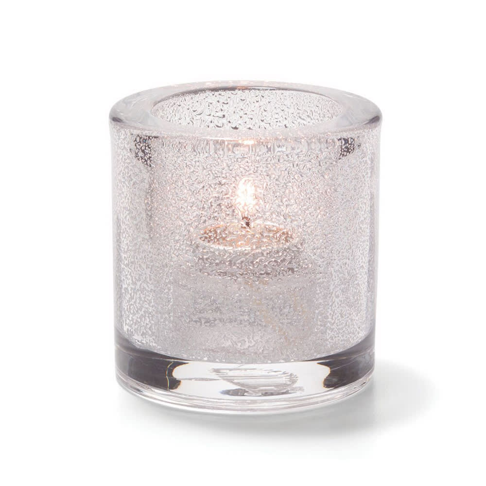 461-5140CJ Tealight Lamp for HD8 2 3/4 x 2 7/8", Glass, Clear Jewel