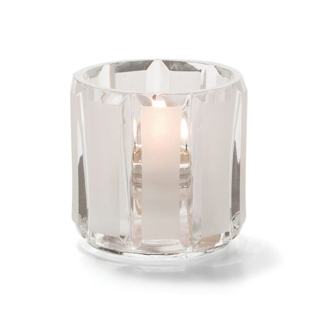 461-5690CSC Tealight Lamp for HD8, 2 3/8 x 2 1/2", Glass, Crystal/Satin