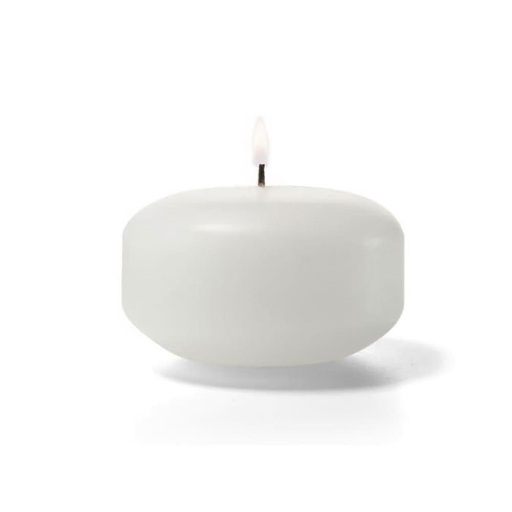 461-FC2W144 Floating Candle, 2 x 1 3/16", Wax, White
