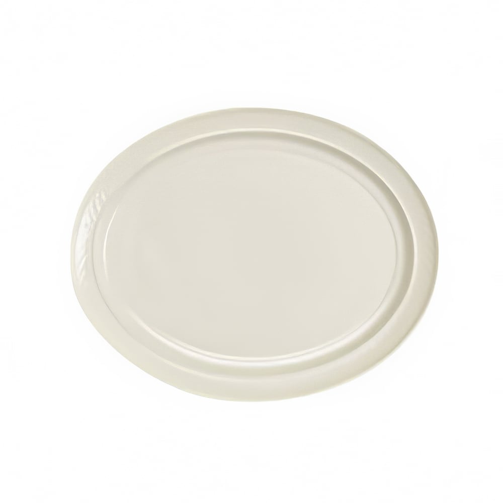 179-HL3527000 11 3/8" x 8 1/2" Oval Gothic Platter - China, Ivory