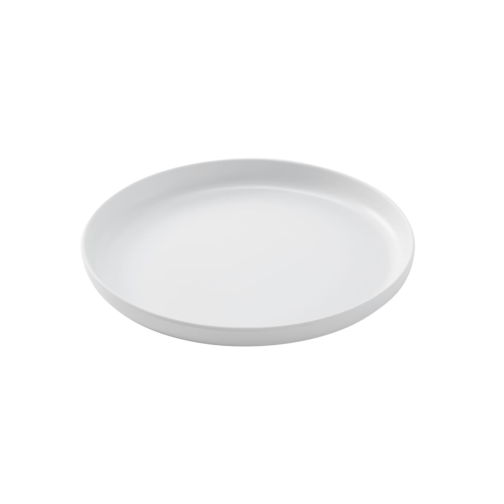 166-ARP7WH 7 1/2" Round Melamine Coupe Plate, White