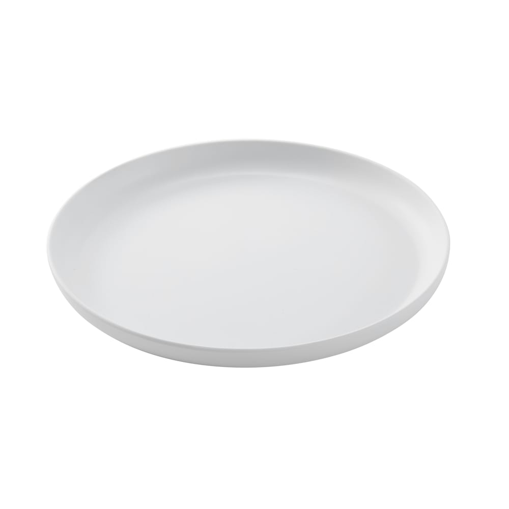 166-ARP9WH 8 7/8" Round Melamine Coupe Plate, White