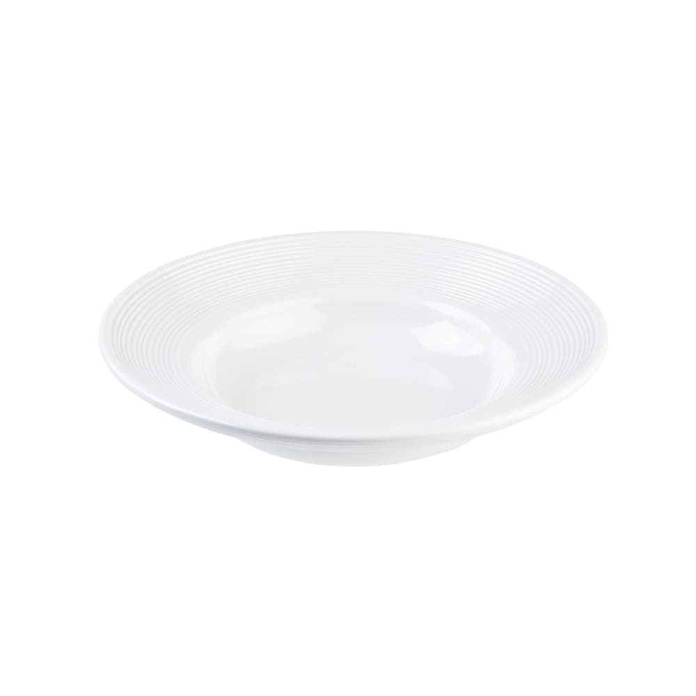 229-11147 28 oz Round Melamine Pasta Bowl, White