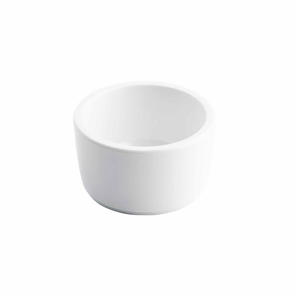 229-11407 2 oz Melamine Ramekin, White