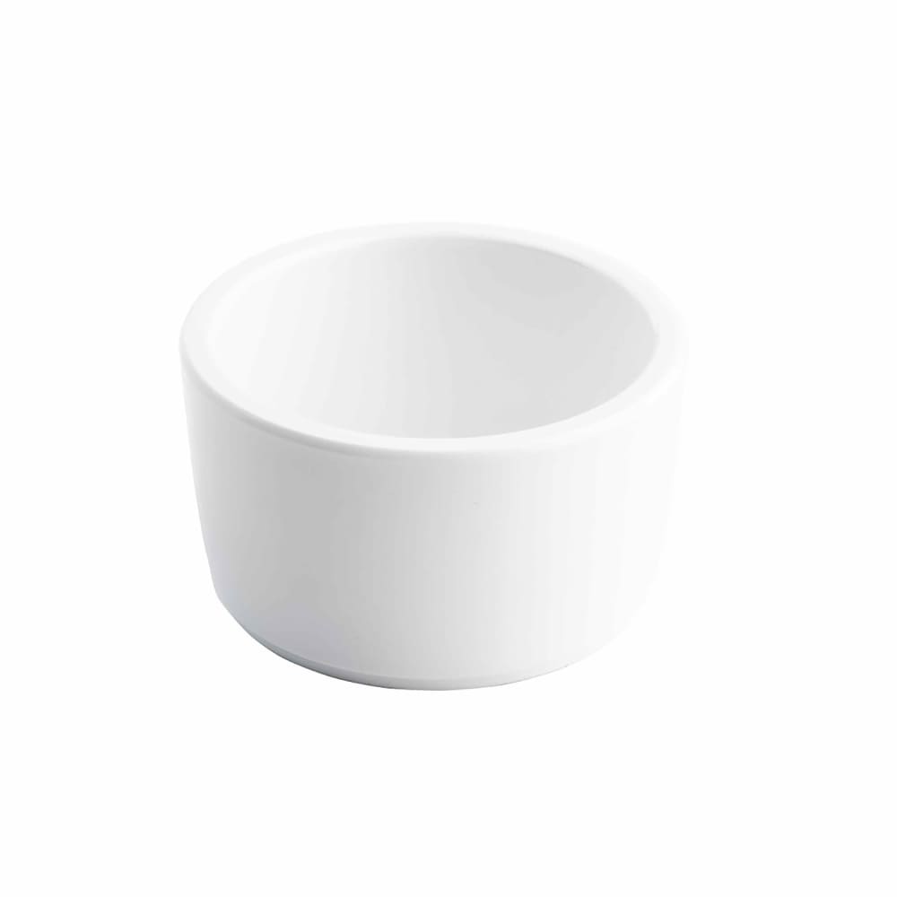 229-11409 4 oz Melamine Ramekin, White