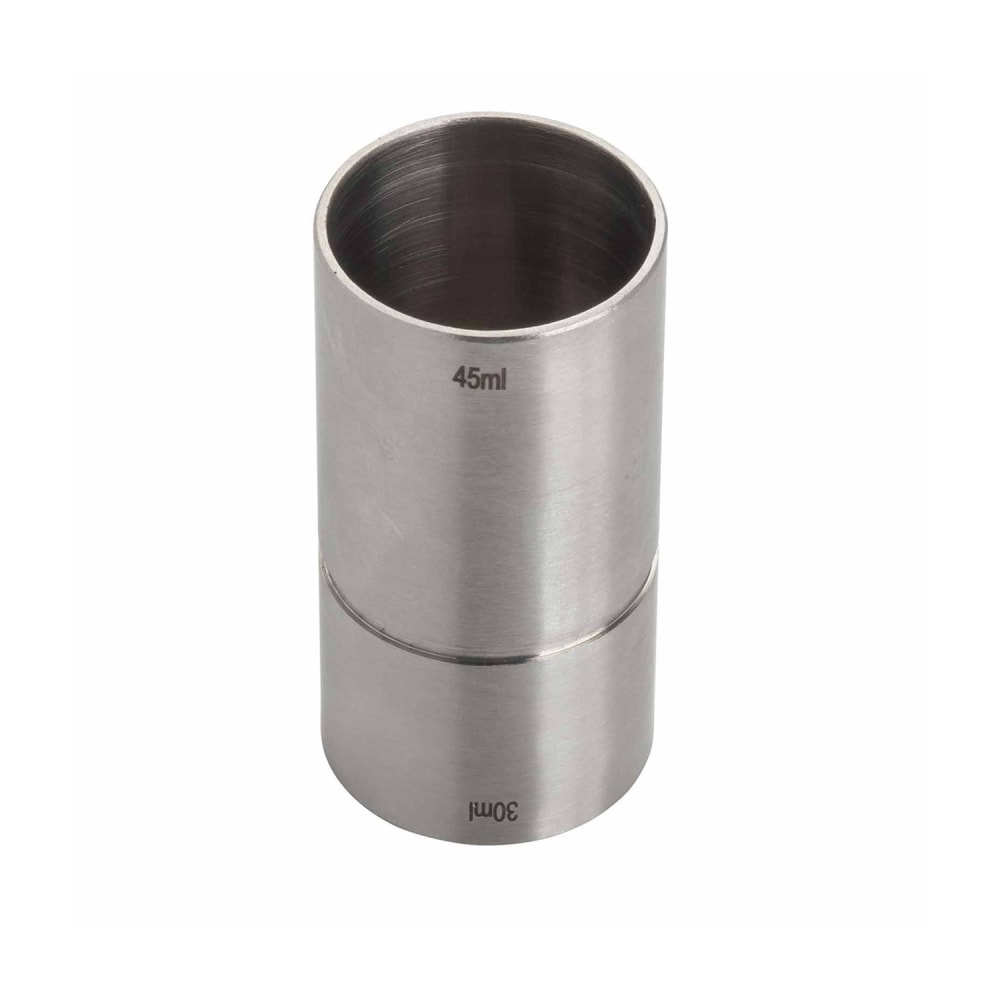 229-11415 Double Thimble Jigger - 1 oz & 1 1/2 oz, Stainless Steel