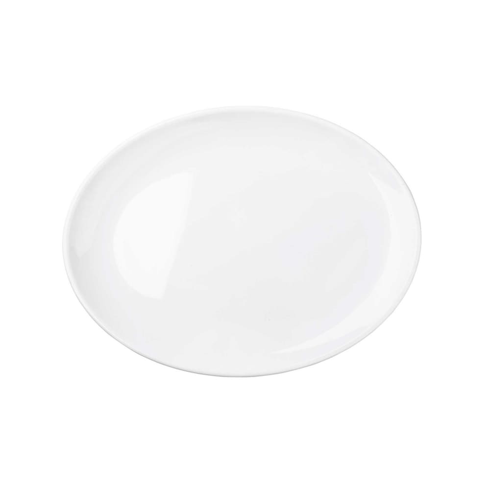 229-11527 16 1/4" x 12 3/4" Oval Sierra Collection™ Platter - Melamine, White