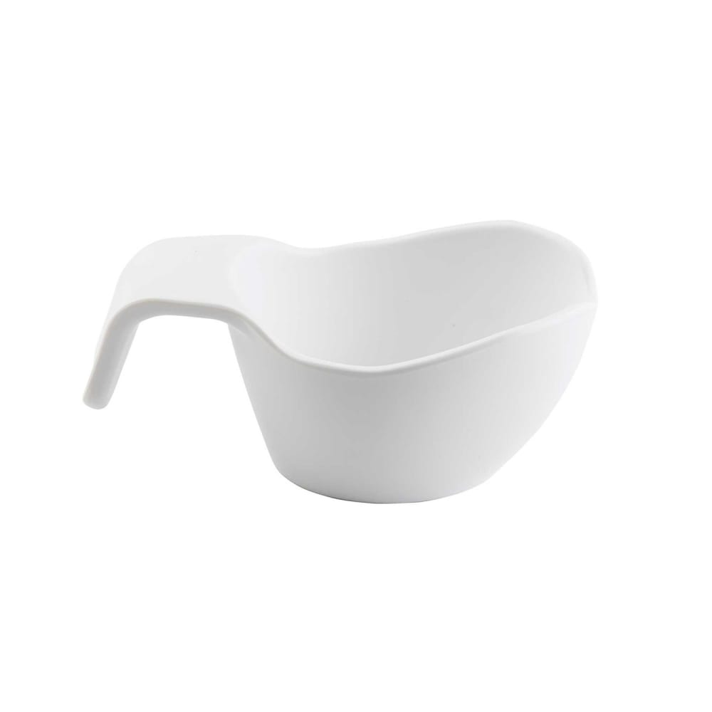 229-11679 8 oz Sauce Boat - Melamine, White