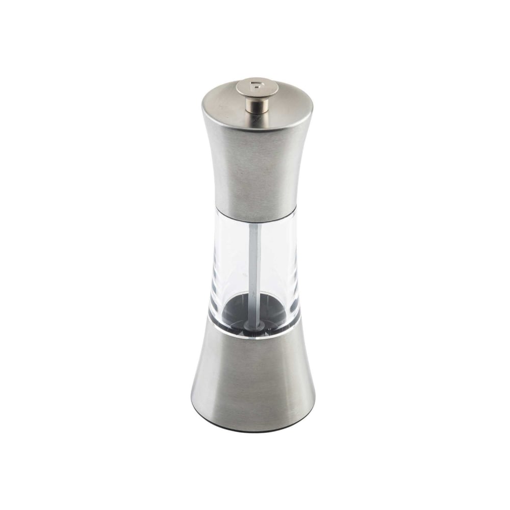 229-11689 7"H Salt & Pepper Mill Set - Stainless Steel