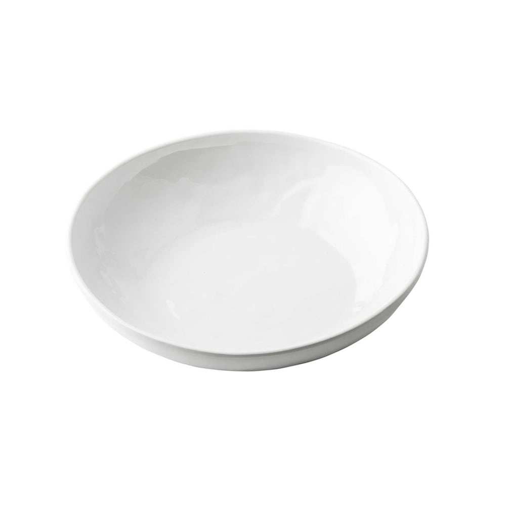 229-11865 24 oz Round Melamine Serving Bowl, White