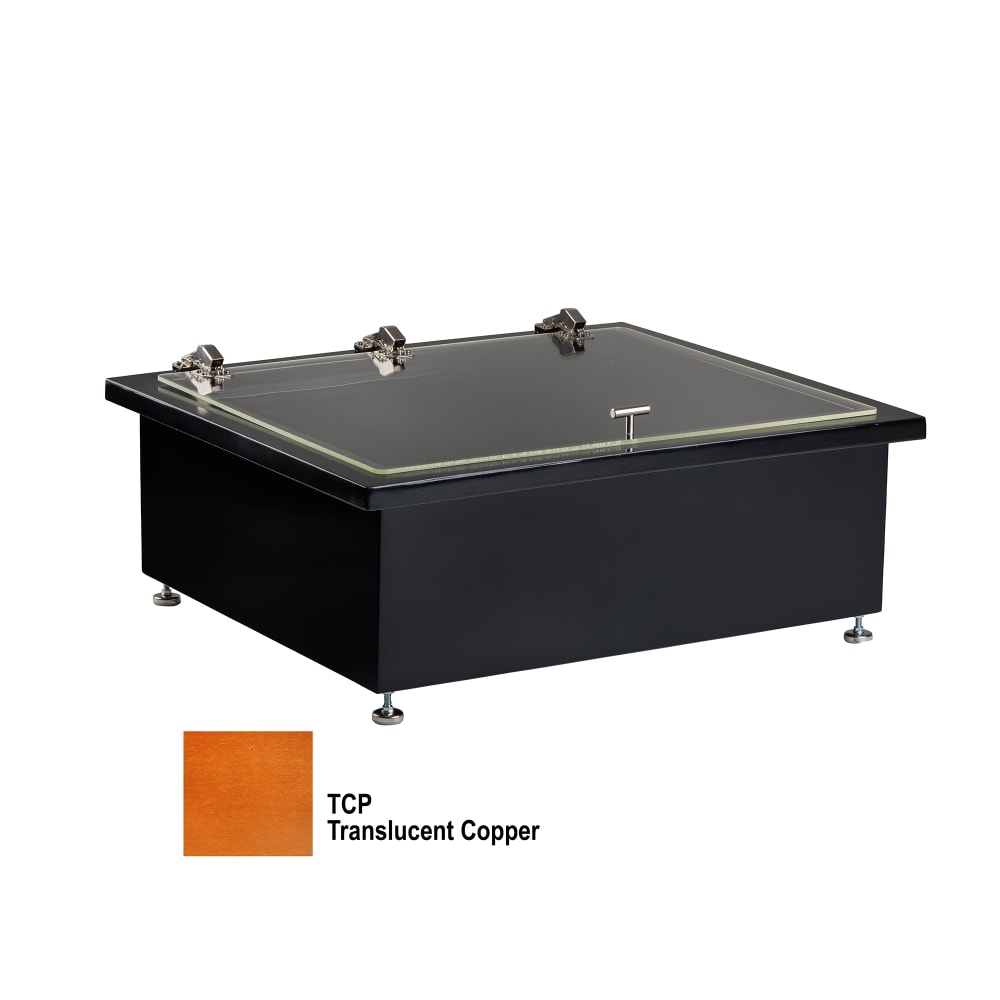 229-CW8006LBRATCP 31" Portable Cold Well w/ (2) Pan Capacity, Ice Cooled, Copper