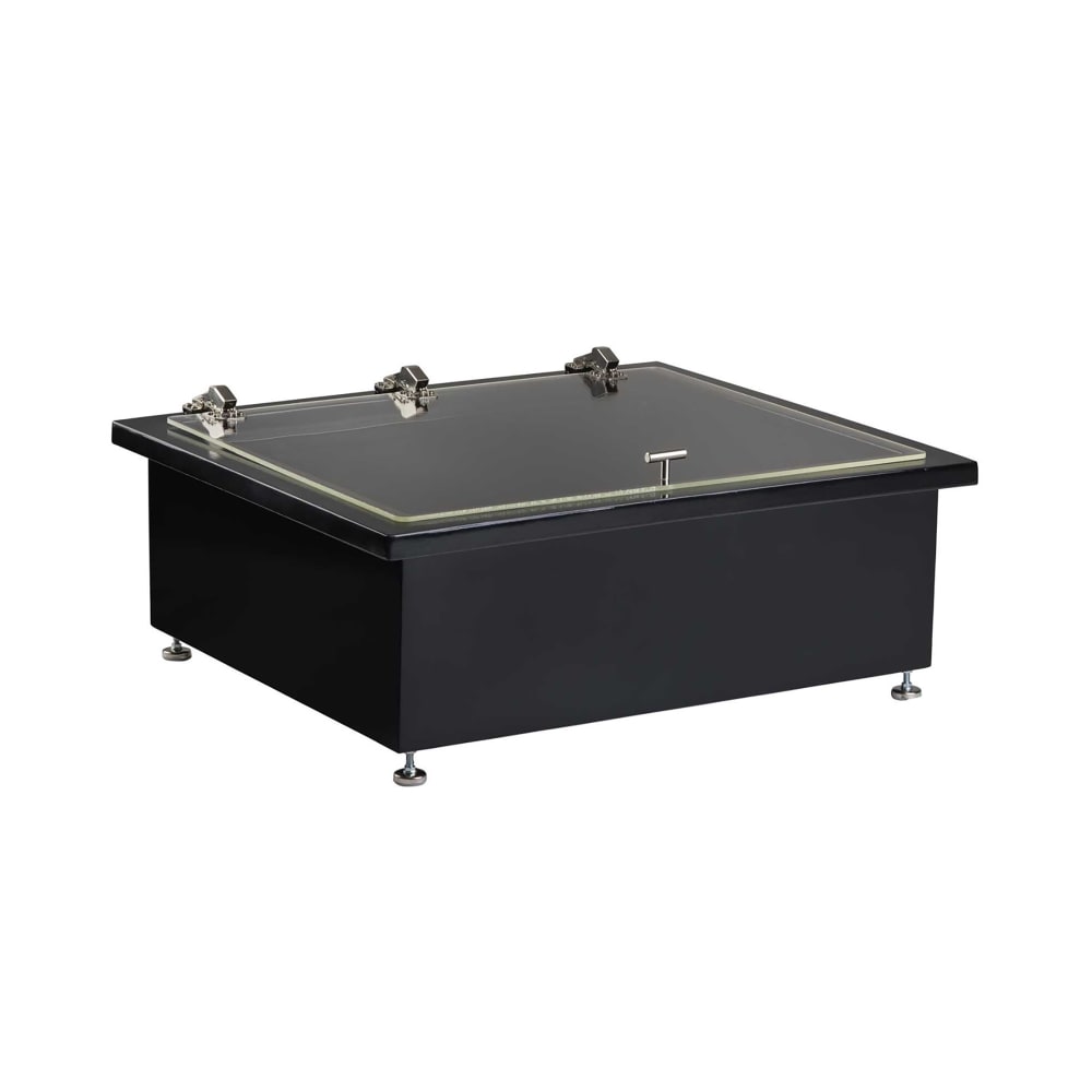 229-CW8006LBRATBK 31" Portable Cold Well w/ (2) Pan Capacity, Ice Cooled, Black