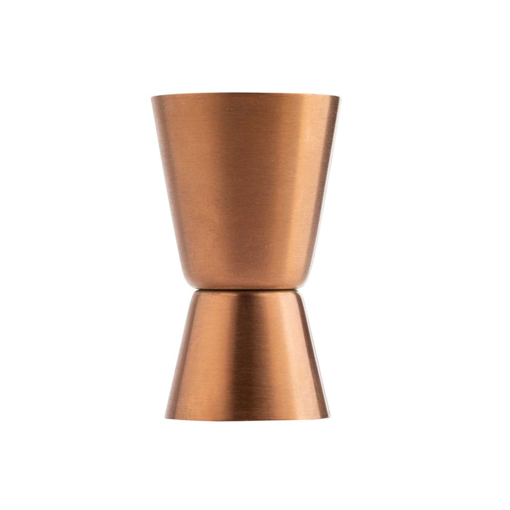 229-11822 Double Jigger - 1/2 oz & 1 oz, Stainless Steel, Bronze