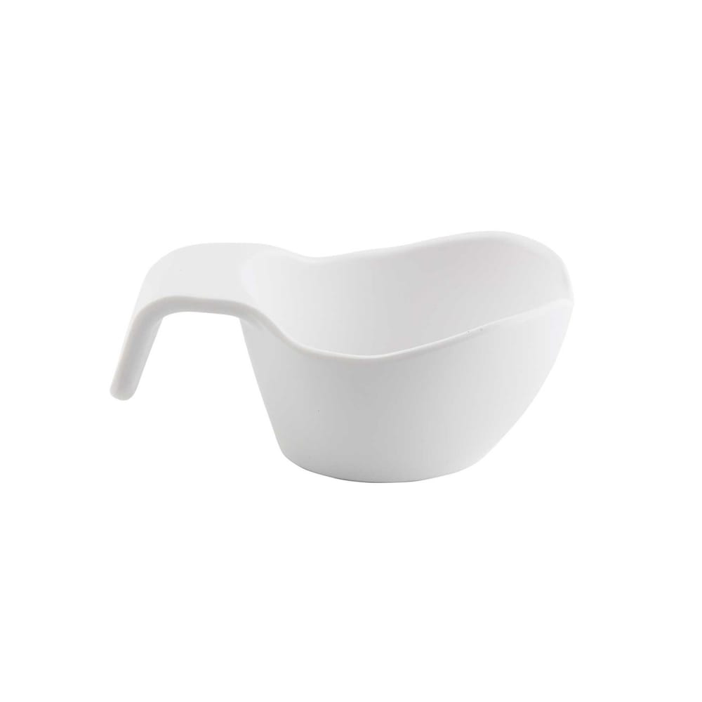 229-11677 3 oz Sauce Boat - Melamine, White