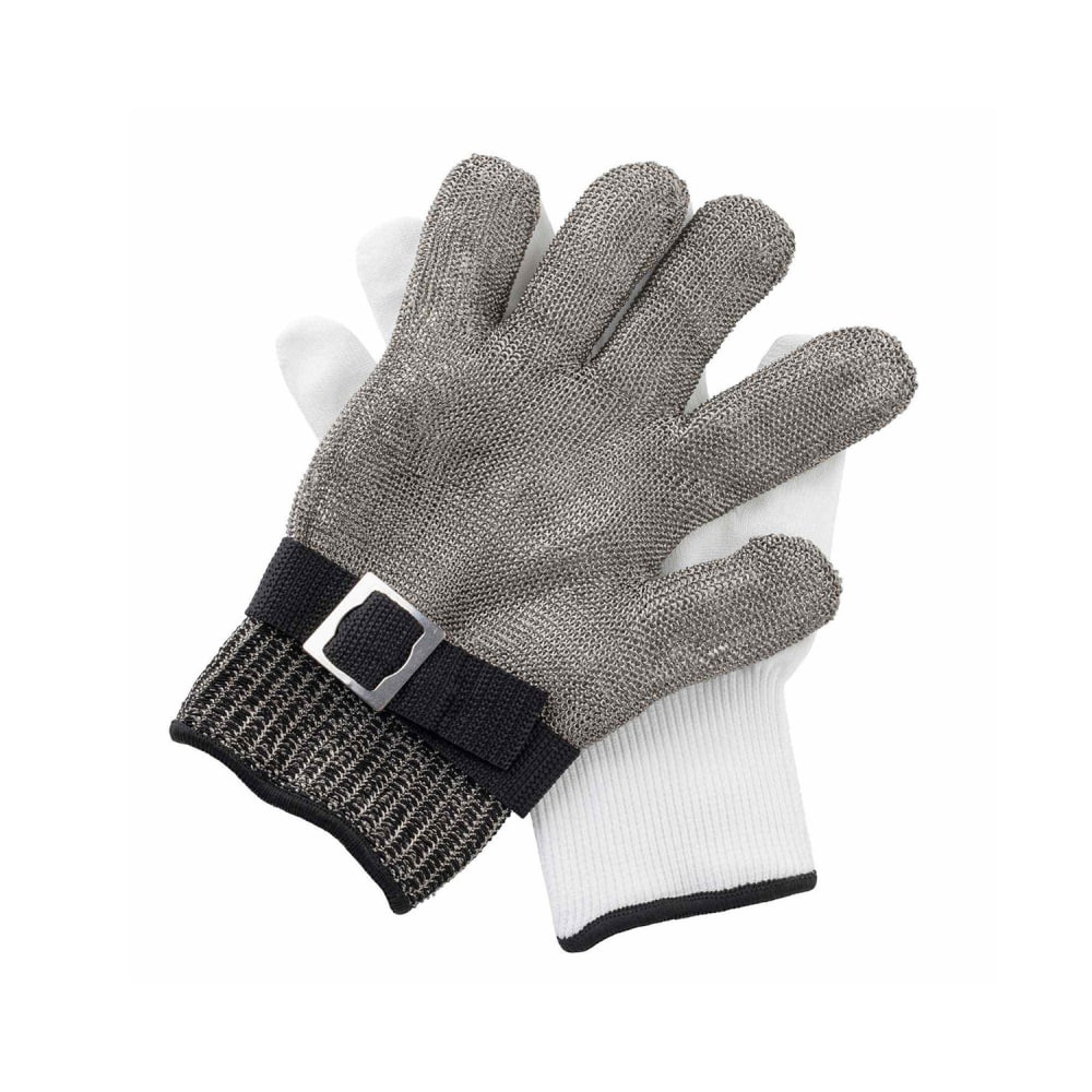 229-11740 Extra Large Cut Resistant Glove - Stainless Steel, Gray w/ Black Wrist Band
