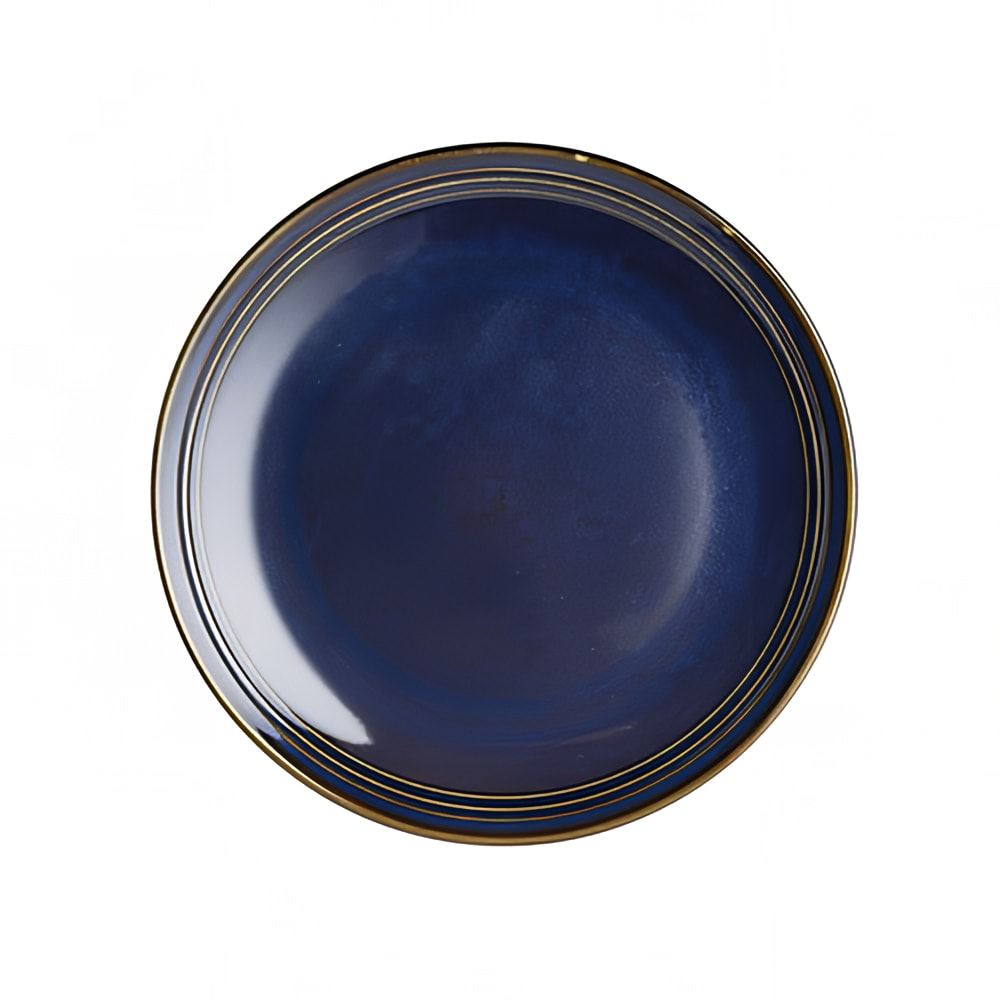 706-HL13089026 9" Round Flipside Plate - China, Indigo