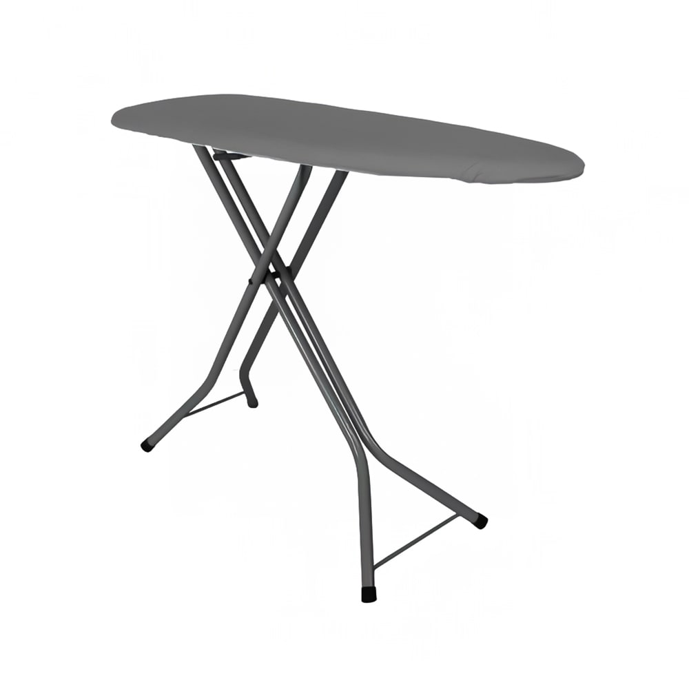 607-PV1310XD Compact Ironing Board w/ Charcoal Cotton Cover - 15"L x 8"W x 49"H, B...