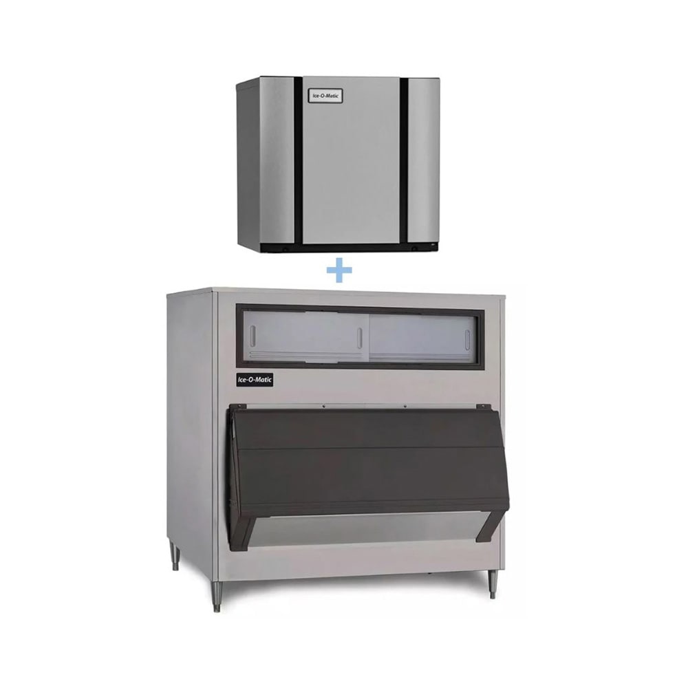 159-CIM1446FWB110PS 1560 lb Elevation Series™ Full Cube Ice Machine w/ Bin - 854 lb Storage, Wate...