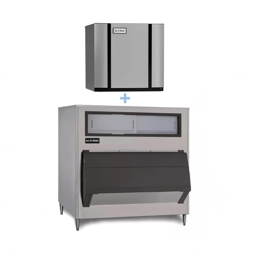 159-CIM2046FWB130048 1860 lb Elevation Series™ Full Cube Ice Machine w/ Bin - 1320 lb Storage, Wa...