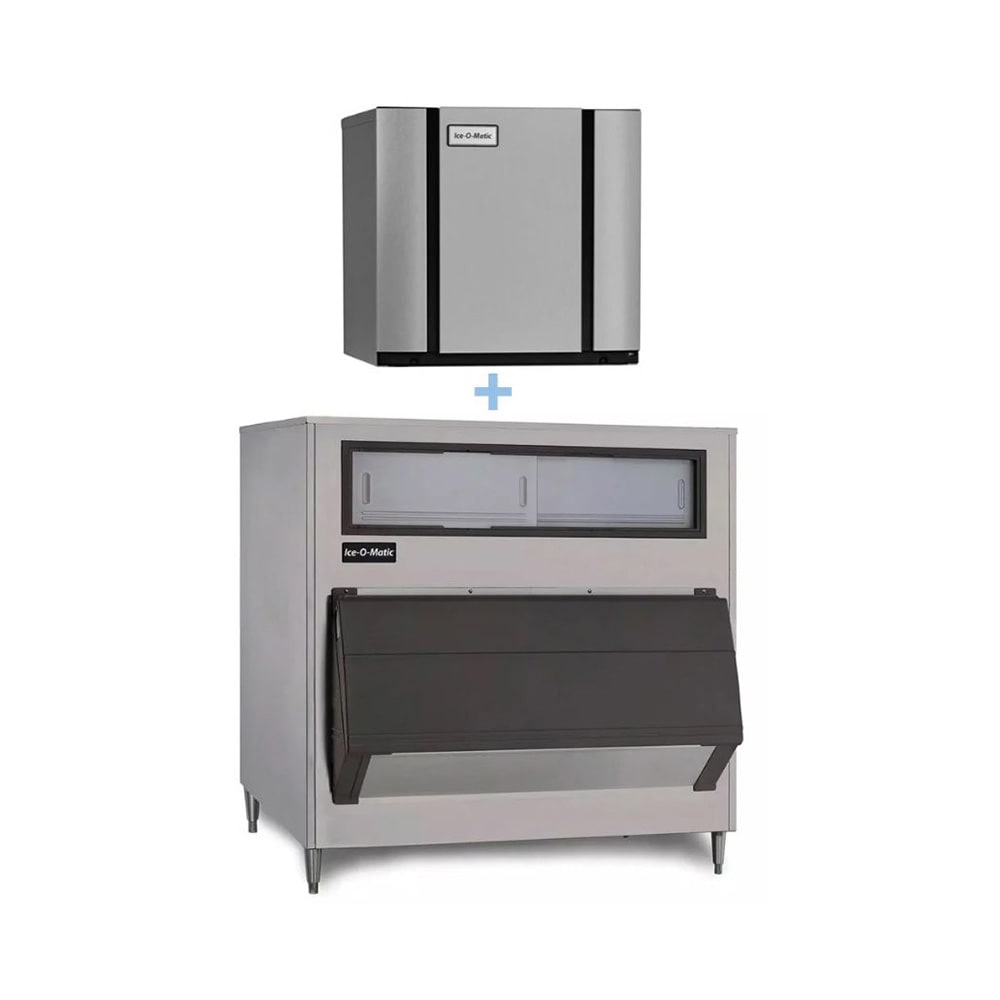 159-CIM1446FWB132560 1560 lb Elevation Series™ Full Cube Ice Machine w/ Bin - 1325 lb Storage, Wa...