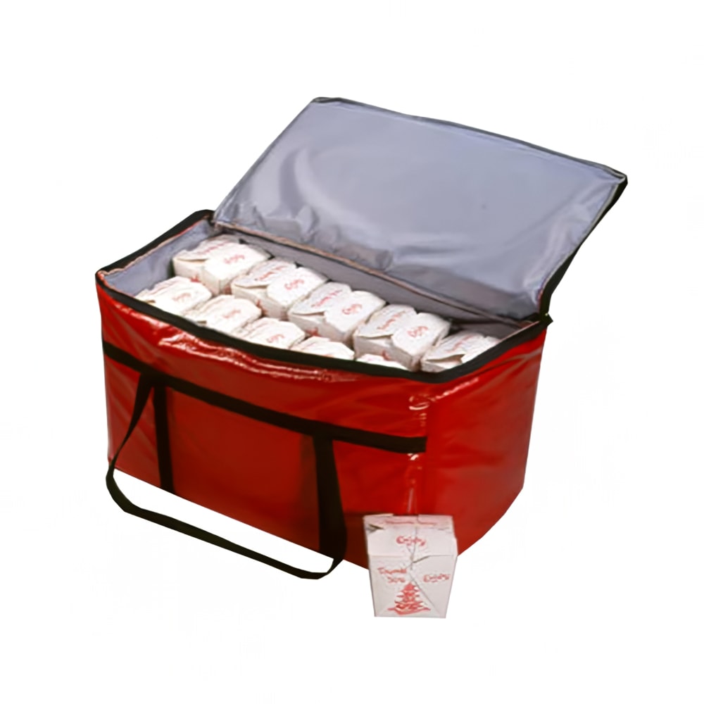 176-IFC1B Insulated Food Carrier - 22" x 12" x 12", Vinyl, Black