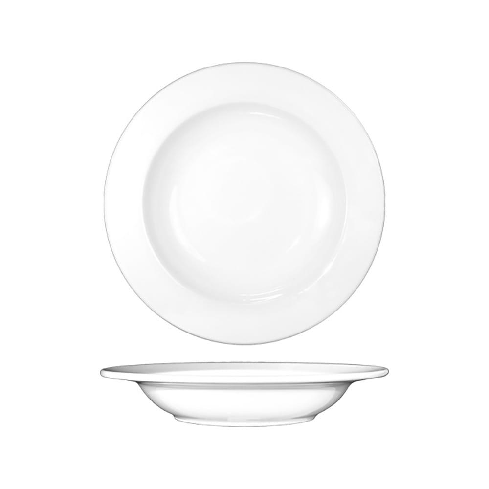 129-BL3 13 oz Round Bristol™ Soup Bowl - Porcelain, Bright White