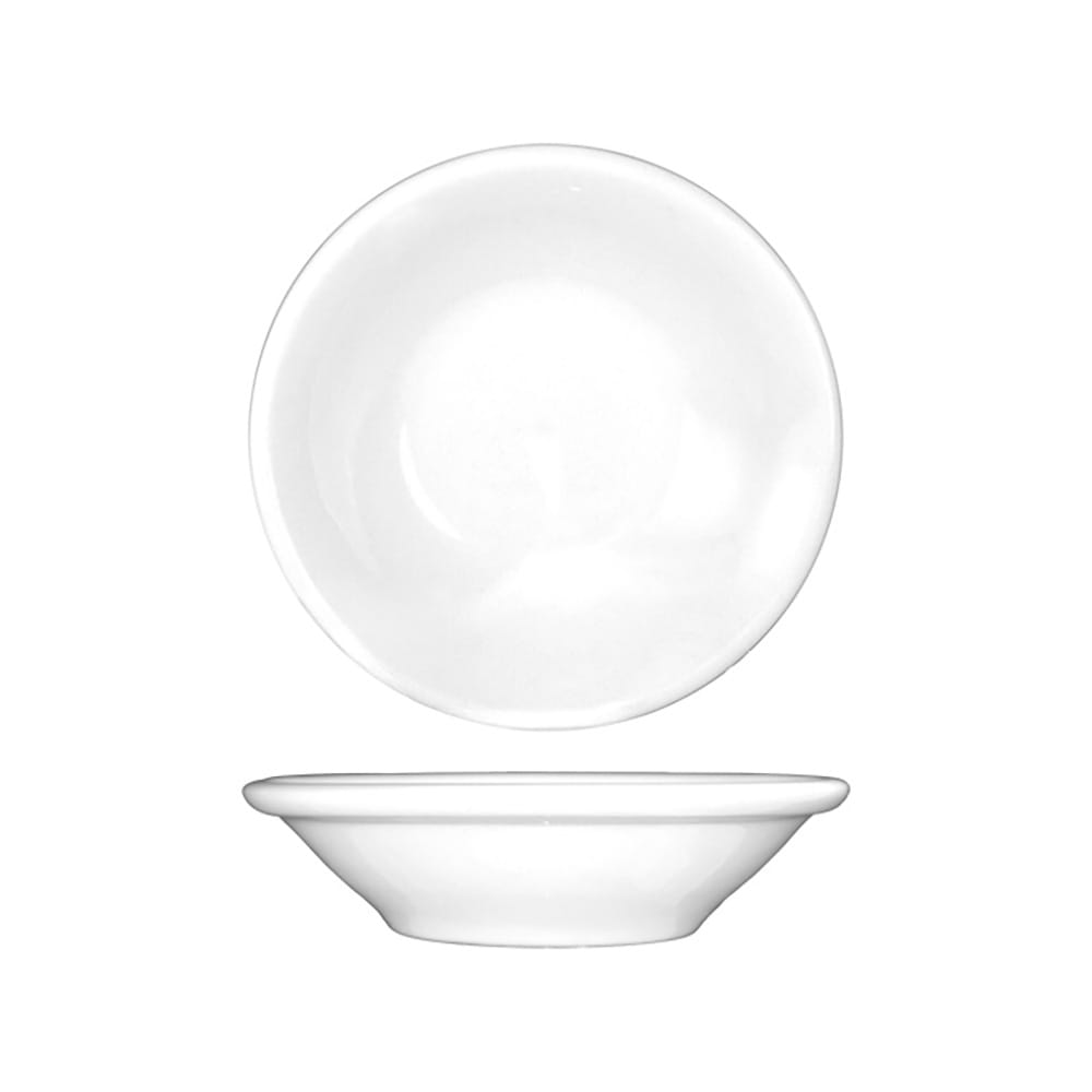 129-BR11 4 3/4 oz Round Brighton™ Fruit Bowl - Porcelain, European White