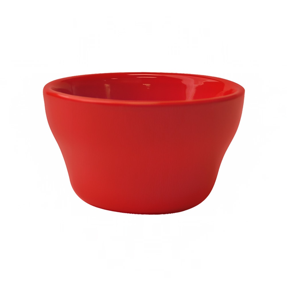 129-CA4CR 8 oz Round Cancun™ Bouillon Cup - Ceramic, Crimson Red