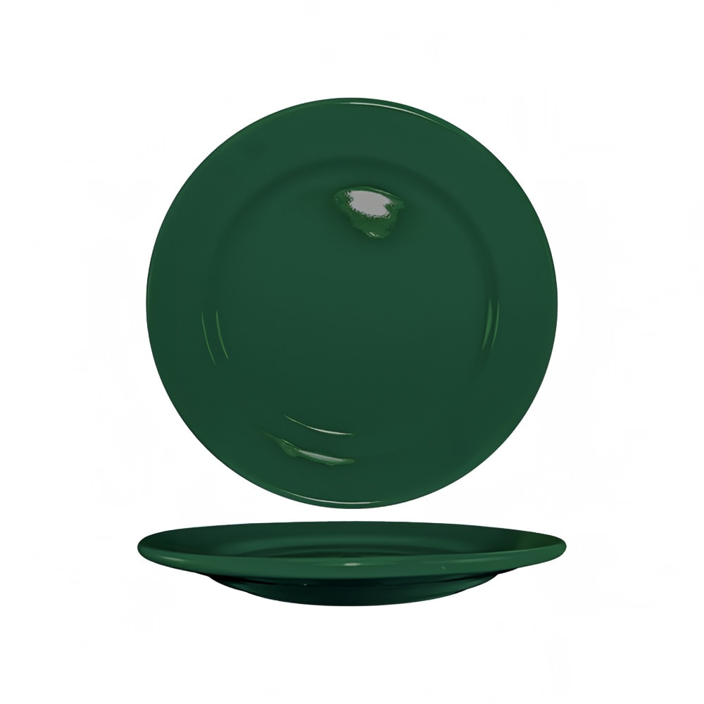 129-CA9G 9 3/4" Round Cancun™ Plate - Ceramic, Green