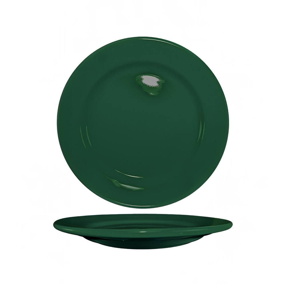 129-CA7G 7 1/8" Round Cancun™ Plate - Ceramic, Green