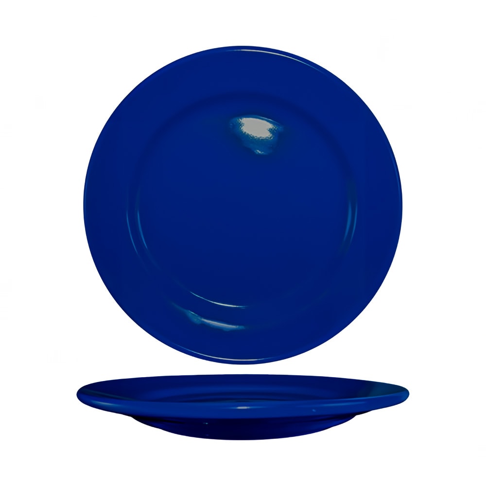 129-CA7CB 7 1/8" Round Cancun™ Plate - Ceramic, Cobalt Blue